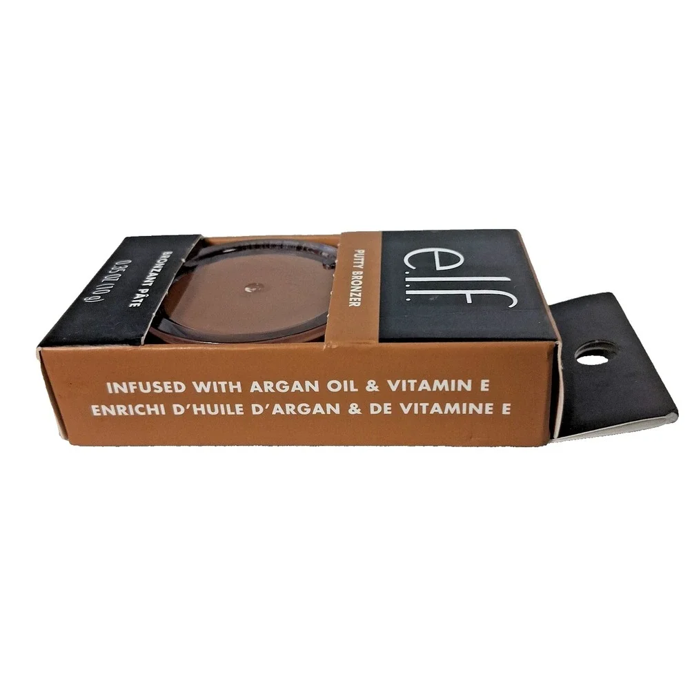 e.l.f. Putty Bronzer in Honey Drip with Argan Oil & Vitamin E 0.35 oz New In Box